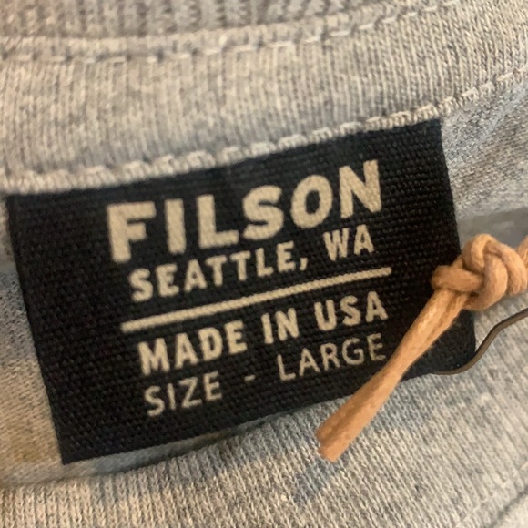 C.C. Filson S/S Outfitter Graphic T-Shirt, NEW GryHeather - Picture 5 of 5